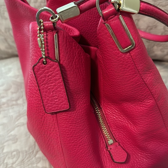 EUC Coach Madison Phoebe Hot Pink Shoulder Bag - Picture 5 of 16